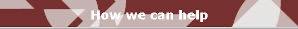 How we can help